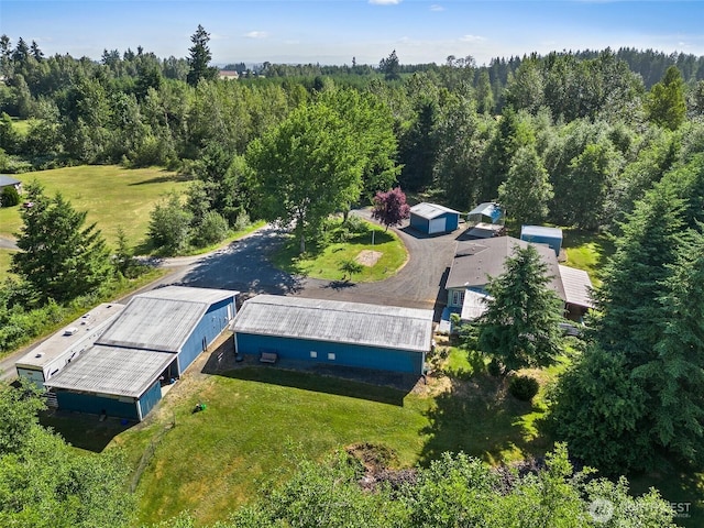 187 Dusty Ln, Chehalis, WA 98532 - aerial view of property and surrounding area with a forest