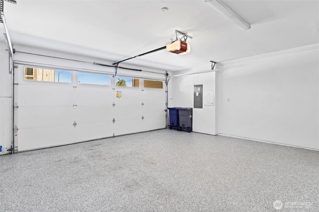 17905 35th Ave SE Unit C3, Bothell, WA 98012 - garage with a garage door opener and electric panel