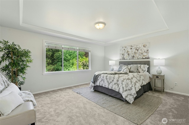3303 174th Pl SE, Bothell, WA 98012 - carpeted bedroom featuring a tray ceiling