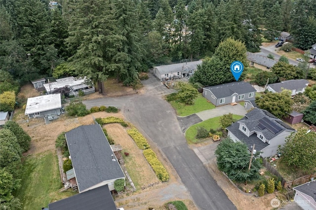 25405 36th Ave E, Spanaway, WA 98387 - view of property location featuring a heavily wooded area and nearby suburban area