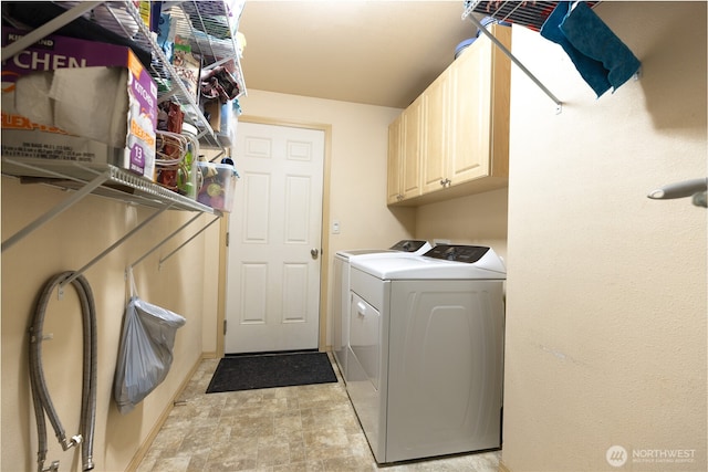 6321 199th Loop SW, Rochester, WA 98579 - washroom with cabinet space and separate washer and dryer