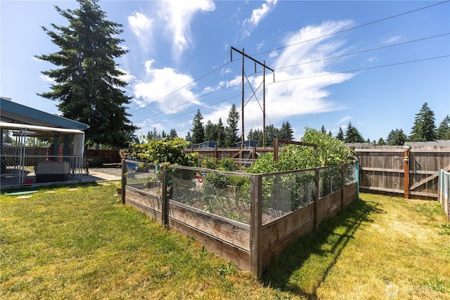6321 199th Loop SW, Rochester, WA 98579 - fenced backyard with a vegetable garden