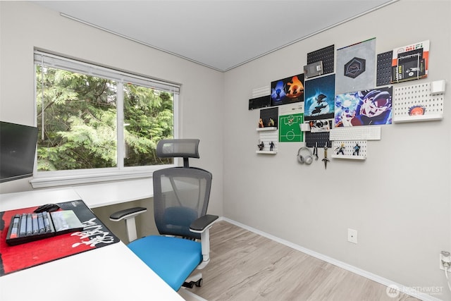 1131 115th St SW Unit E4, Everett, WA 98204 - home office featuring wood finished floors and baseboards