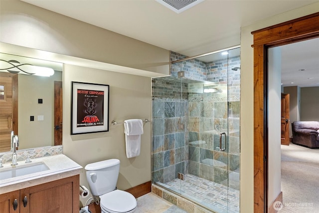 16060 Telemark Ln, Leavenworth, WA 98826 - full bath with vanity and a stall shower