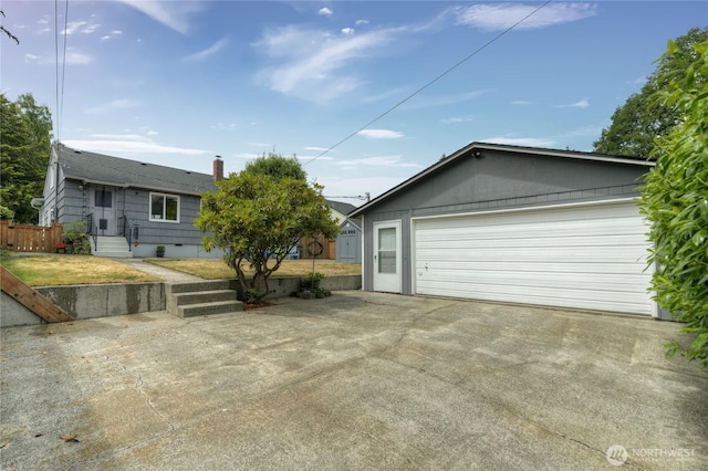 4637 N Visscher St, Tacoma, WA 98407 - view of front of property with a garage