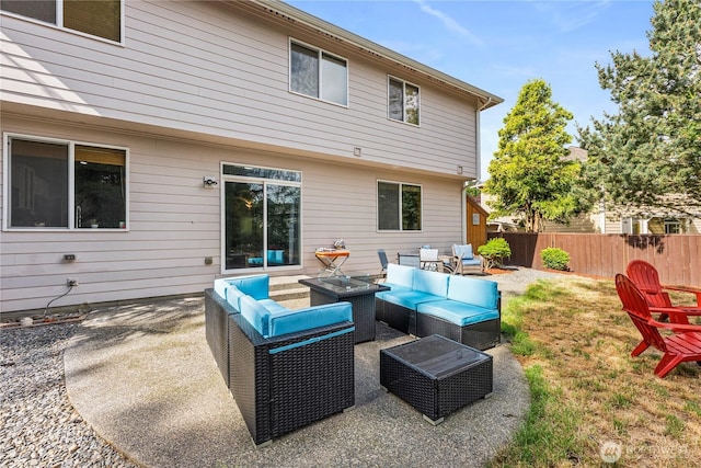 20523 193rd Avenue Ct E, Orting, WA 98360 - rear view of house with an outdoor hangout area and a patio area