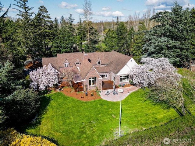 3851 Cliffside Dr, Bellingham, WA 98225 - aerial view of property and surrounding area