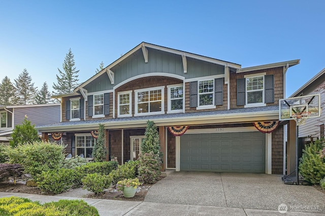 3592 SE 16th St, North Bend, WA 98045 - craftsman-style home with an attached garage and concrete driveway