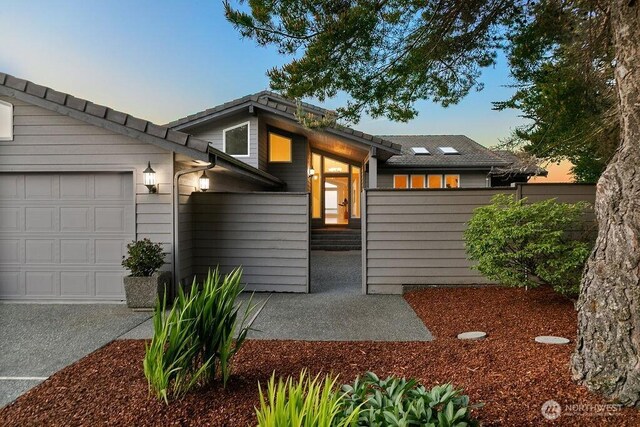 12 Jamestown Beach Ln, Sequim, WA 98382 - view of front facade featuring an attached garage
