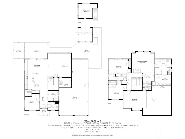 1132 121st St E, Tacoma, WA 98445 - view of property floor plan