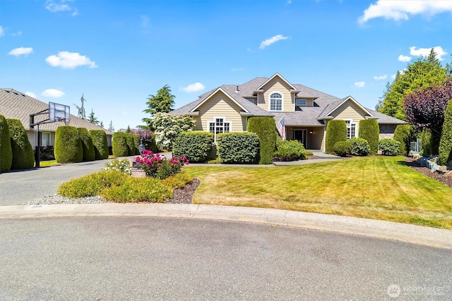 3819 Ridge Ct, Mount Vernon, WA 98274 - view of front of home featuring a front lawn