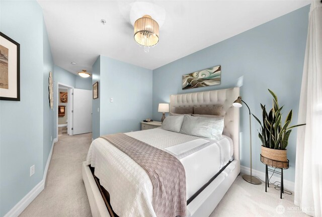 910 Harris Ave Unit 304, Bellingham, WA 98225 - carpeted bedroom with baseboards
