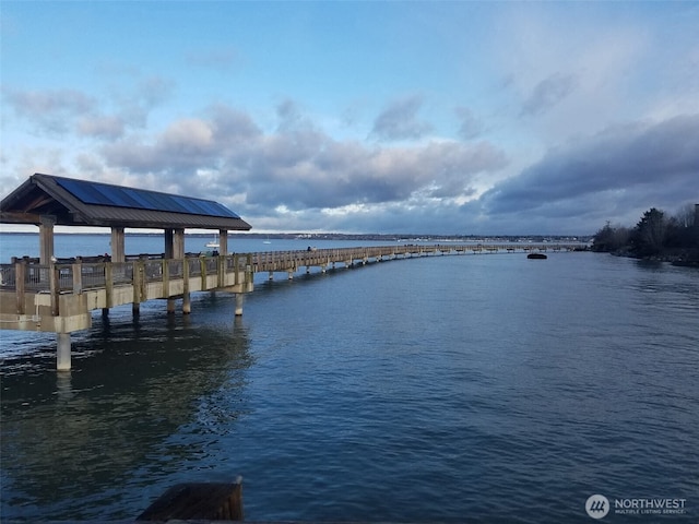 910 Harris Ave Unit 304, Bellingham, WA 98225 - dock area featuring a water view