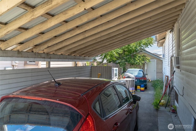 229 N Garfield Ave, Wenatchee, WA 98801 - view of vehicle parking with a storage shed