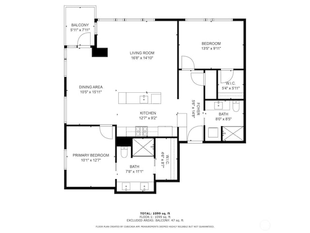 1321 Seneca St Unit 1001, Seattle, WA 98101 - view of property floor plan