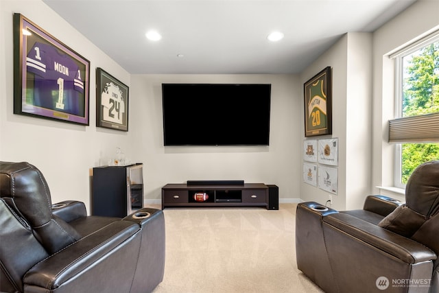 8704 188th St SW, Edmonds, WA 98026 - carpeted cinema featuring healthy amount of natural light and recessed lighting