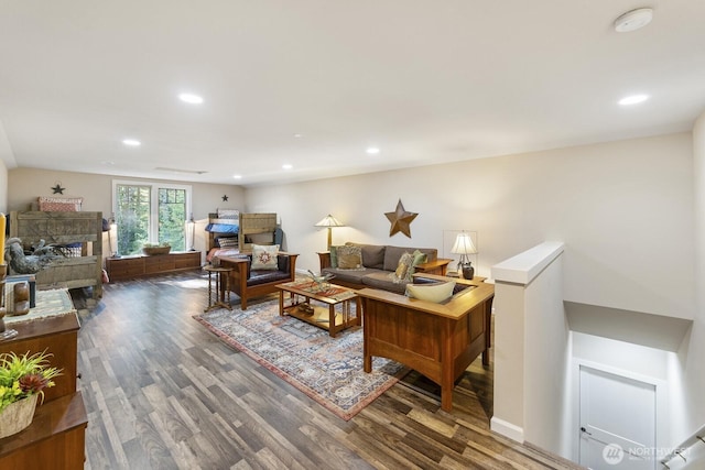 36915 NE 98th St, Carnation, WA 98014 - living room with wood finished floors and recessed lighting