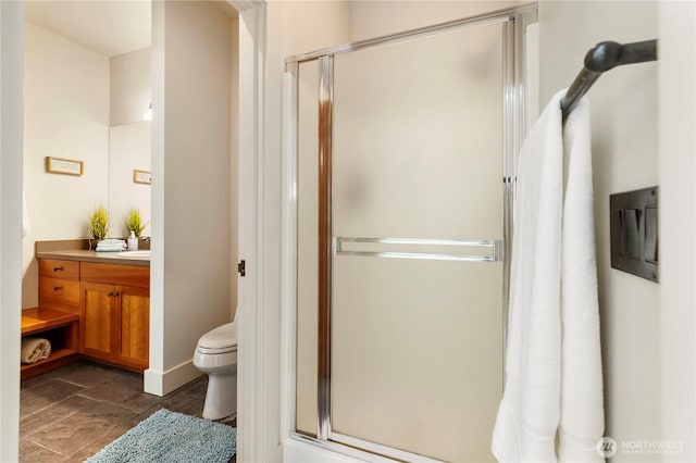 36915 NE 98th St, Carnation, WA 98014 - bathroom with a stall shower and vanity