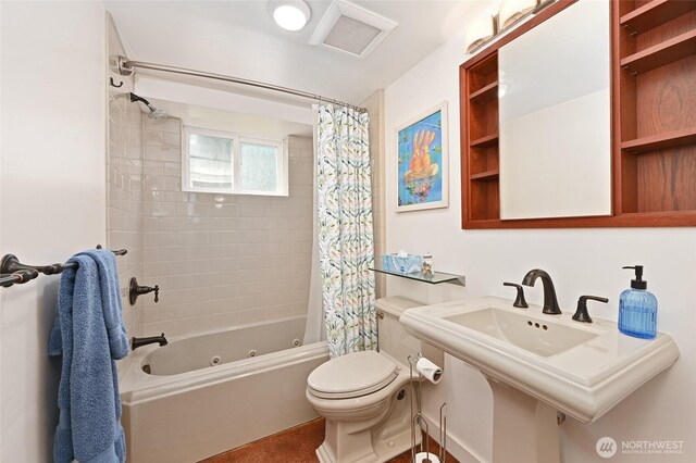 9539 49th Ave NE, Seattle, WA 98115 - full bathroom with a combined bath / shower with jetted tub and toilet