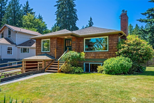 9539 49th Ave NE, Seattle, WA 98115 - view of front of house featuring a chimney
