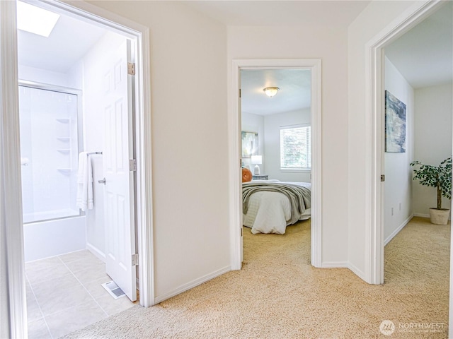 18808 19th Dr SE, Bothell, WA 98012 - hallway with baseboards and light carpet