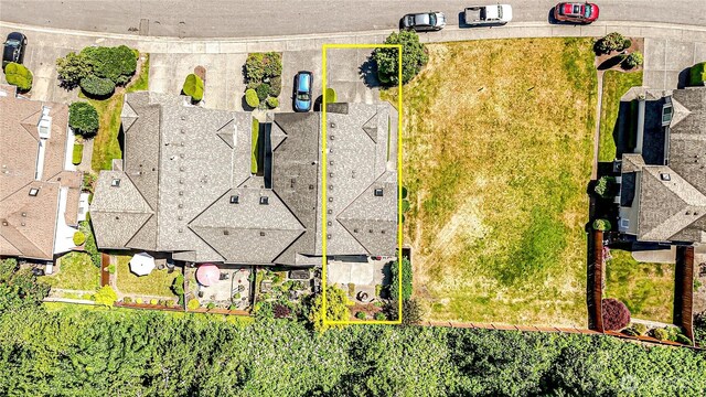 18808 19th Dr SE, Bothell, WA 98012 - aerial view of property and surrounding area featuring property parcel outlined