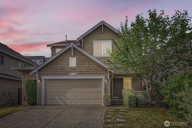 4015 134th Pl SE, Mill Creek, WA 98012 - view of front of property featuring driveway and an attached garage