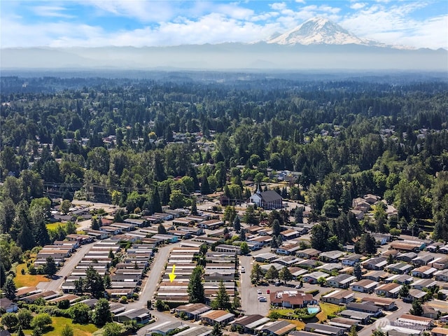 11436 SE 208th St Unit 45, Kent, WA 98031 - drone / aerial view of a forest and mountains