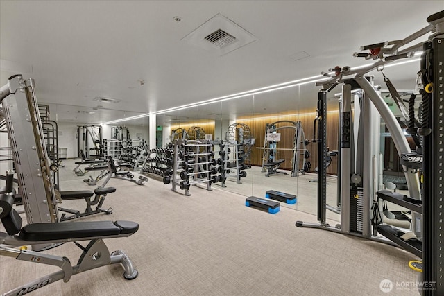 10700 NE 4th St Unit 712, Bellevue, WA 98004 - gym featuring carpet flooring