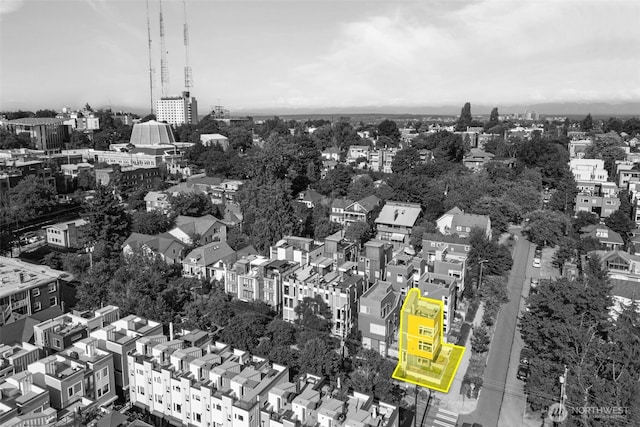 1100 14th Ave, Seattle, WA 98122 - bird's eye view