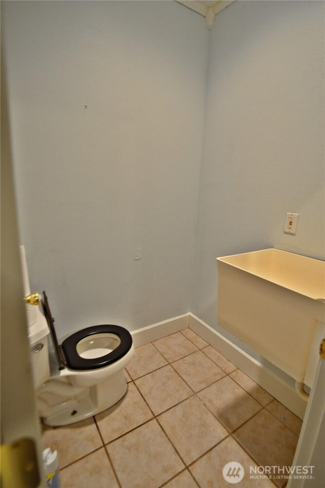 1923 SE Maple Dr, Chehalis, WA 98532 - bathroom featuring toilet and tile patterned floors