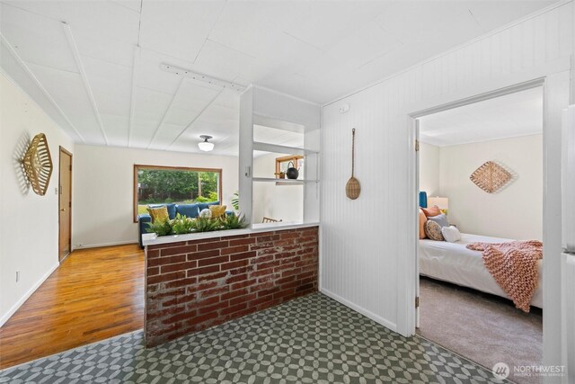 3032 Tulip Rd, Bellingham, WA 98225 - corridor with tile patterned floors and baseboards