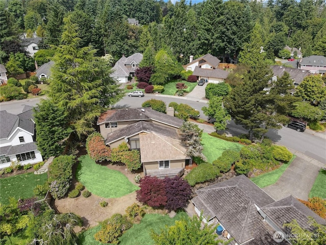 16901 SE 45th St, Bellevue, WA 98006 - aerial perspective of suburban area