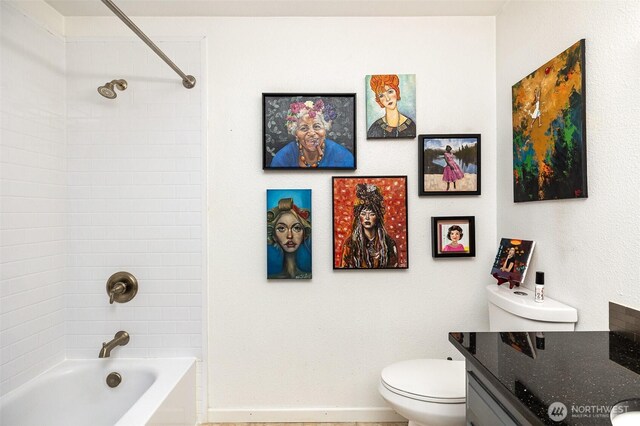 13605 SE 233rd St, Kent, WA 98042 - bathroom with vanity and shower / bathtub combination