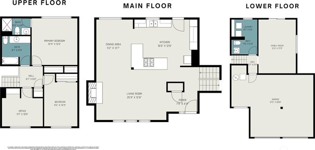 13605 SE 233rd St, Kent, WA 98042 - view of floor plan / room layout