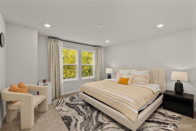 12124 NE 194th Ct Unit C, Bothell, WA 98011 - carpeted bedroom with recessed lighting