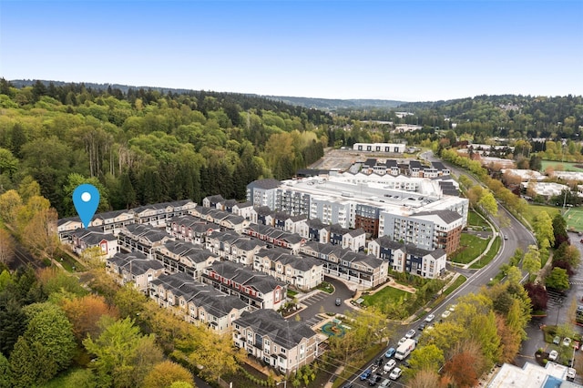 12124 NE 194th Ct Unit C, Bothell, WA 98011 - aerial view of a heavily wooded area