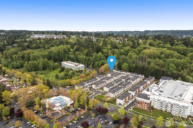12124 NE 194th Ct Unit C, Bothell, WA 98011 - bird's eye view of a heavily wooded area