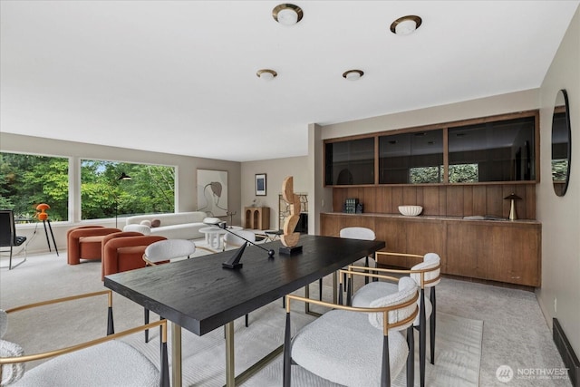 6520 NE 60th St, Seattle, WA 98115 - dining space featuring light colored carpet