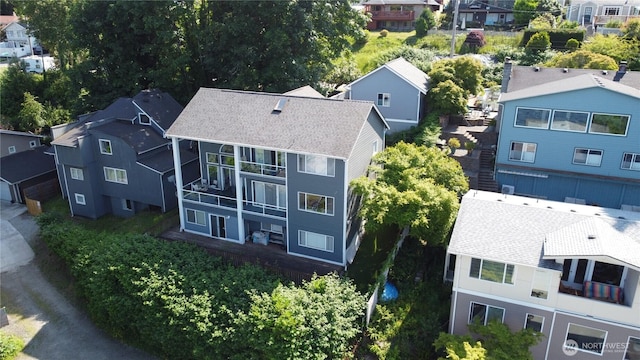 9844 Arrowsmith Ave S, Seattle, WA 98118 - aerial perspective of suburban area