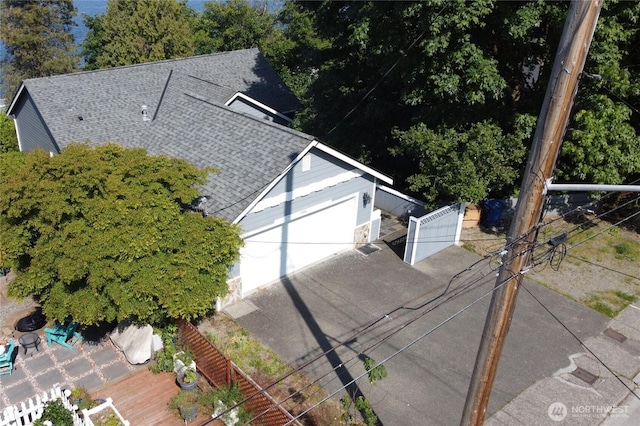 9844 Arrowsmith Ave S, Seattle, WA 98118 - view from above of property