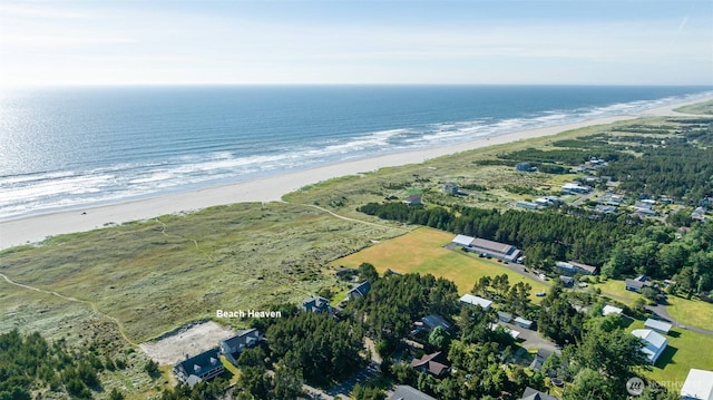 23309 J Pl, Ocean Park, WA 98640 - aerial view of property's location with expansive beach