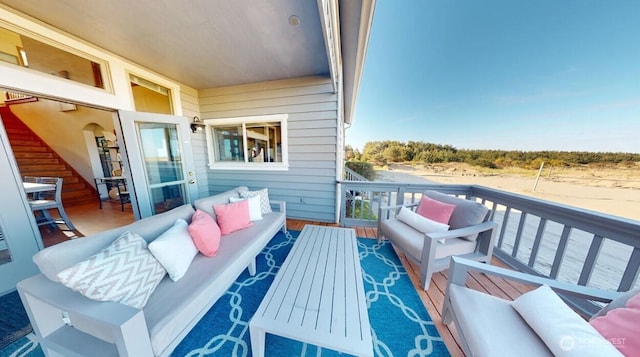 23309 J Pl, Ocean Park, WA 98640 - balcony featuring an outdoor living space
