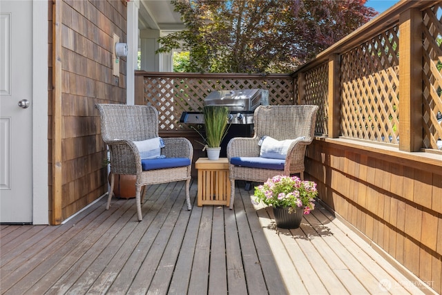 32 Heron Rd, Port Ludlow, WA 98365 - wooden deck featuring grilling area