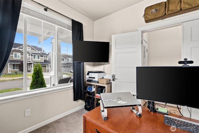 3115 Stephanie Loop NE, Lacey, WA 98516 - carpeted home office with baseboards