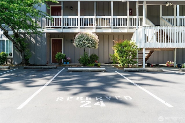 5029 84th St SW Unit 109, Mukilteo, WA 98275 - uncovered parking lot featuring stairway