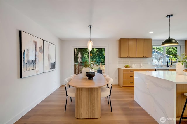 20126 81st Ave W, Edmonds, WA 98026 - dining space featuring light wood-style flooring and recessed lighting