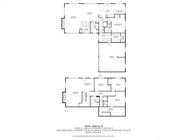 809 W Rocky Point Dr, Camano Island, WA 98282 - view of floor plan / room layout