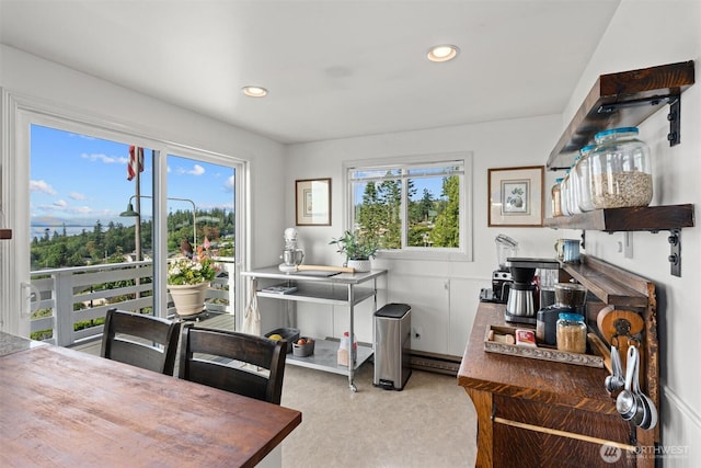 809 W Rocky Point Dr, Camano Island, WA 98282 - dining area featuring recessed lighting
