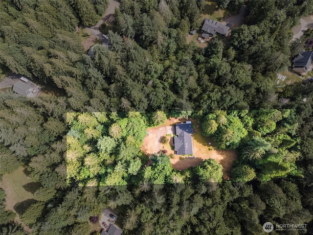 5626 Thane Ln SE, Port Orchard, WA 98367 - aerial view of a heavily wooded area